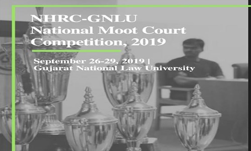 NHRC-GNLU National Moot Court Competition, 2019