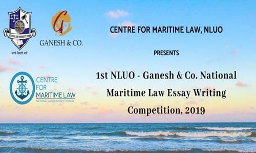 NLUO – Ganesh & Co. National Maritime Law Essay Writing Competition