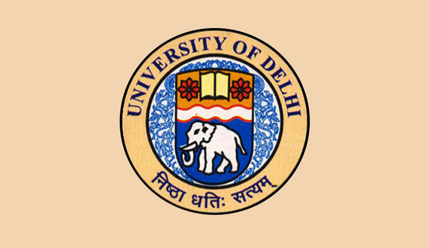 Assistant Professor (Law) Vacancy At University Of Delhi