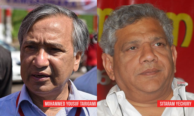 Breaking : SC Directs Shifting Of Kashmir Politician M Y Tarigami To AIIMS Delhi On Yechurys Plea