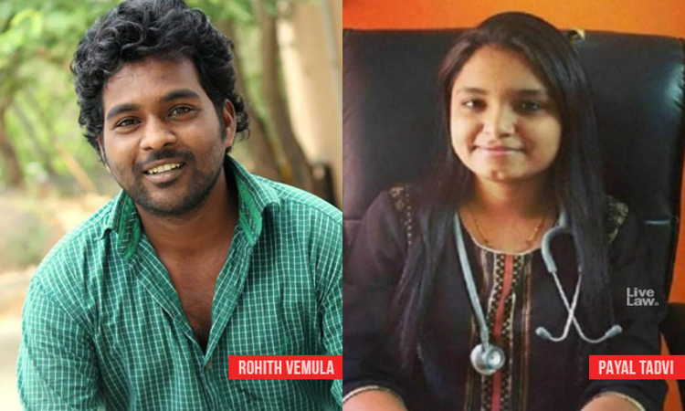 750px x 450px - SC Issues Notice On Plea By Mothers Of Rohit Vemula And Dr Payal Tadvi To  End Caste Discrimination In Campuses