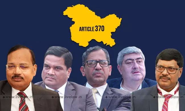 [Breaking] Article 370 : No Need To Refer Pleas Challenging Repeal Of J&K Special Status To Larger Bench, Holds SC 5-Judge Bench