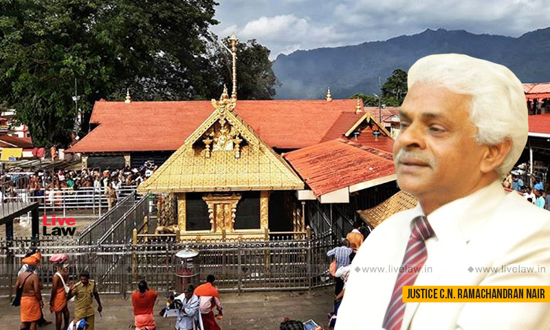 Sabarimala : SC Appoints Former Kerala HC Judge C N Ramachandran Nair To Prepare Inventory Of Gold Ornaments Of Lord Ayyappa [Read Order]