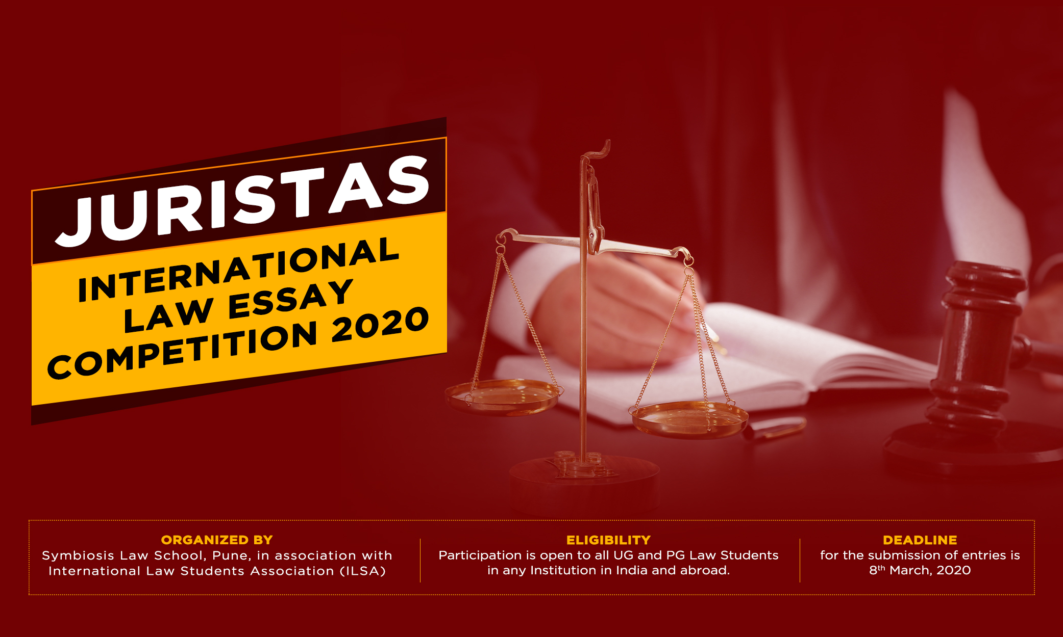 Juristas International Law Essay Competition At Symbiosis Law School, Pune
