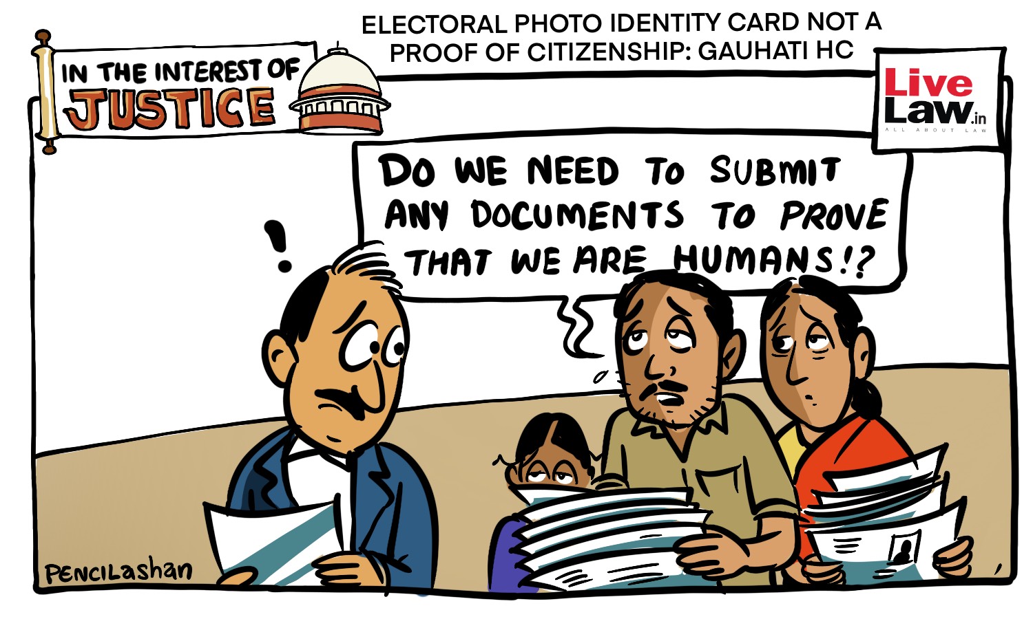 Electoral Photo Identity Card Not A Proof Of Citizenship: Gauhati HC [Cartoon]
