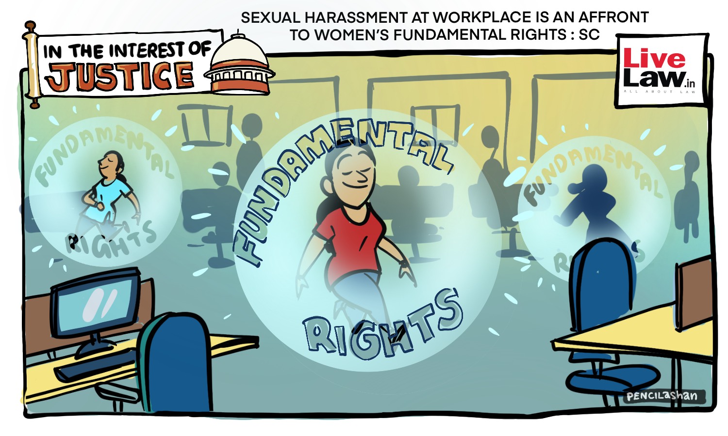 CARTOON] Sexual Harassment At Workplace Is An Affront to Women's  Fundamental Rights: SC