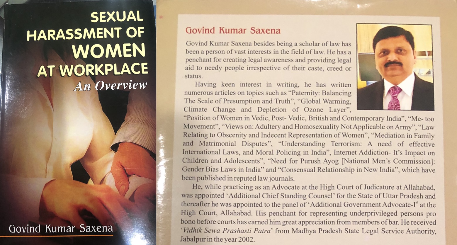 Book Review: Sexual Harassment Of Women At Workplace By Govind Kumar Saxena