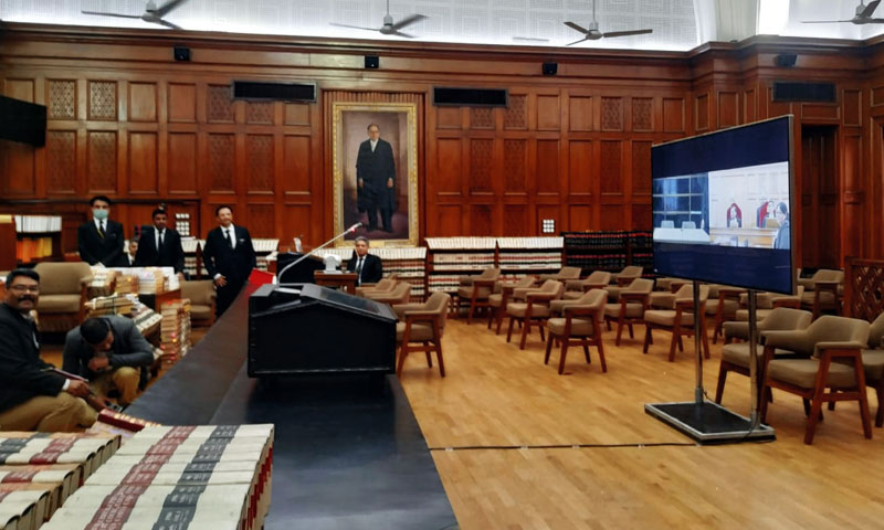 COVID 19 : SC Holds Trial Run Of Video Conferencing For Urgent Hearings