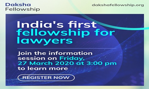Webinar On Daksha Fellowship [27th Mar; 3:00 PM]