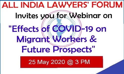 AILF Webinar: Covid-19 & Migrant Workers