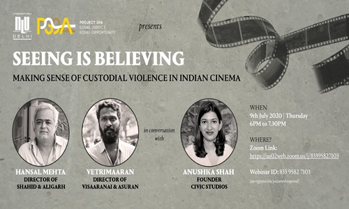 P39A Session: Custodial Violence In Indian Cinema [9th July]