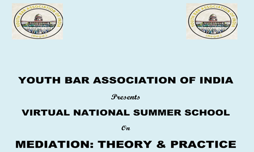 YBAI Virtual Summer School: Mediation: Theory & Practice [10th-20th July]