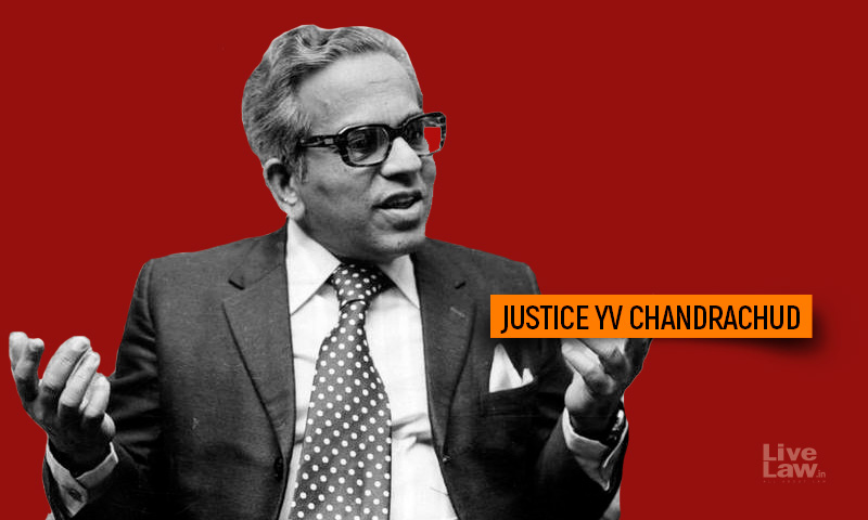 Justice YV Chandrachud: A Gentle Colossus-A Centennial Tribute