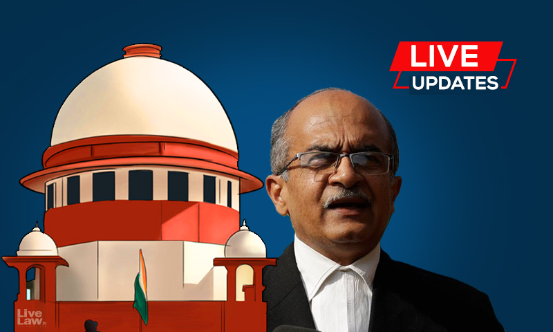 Prashant Bhushan Contempt Case : Live Updates From SC