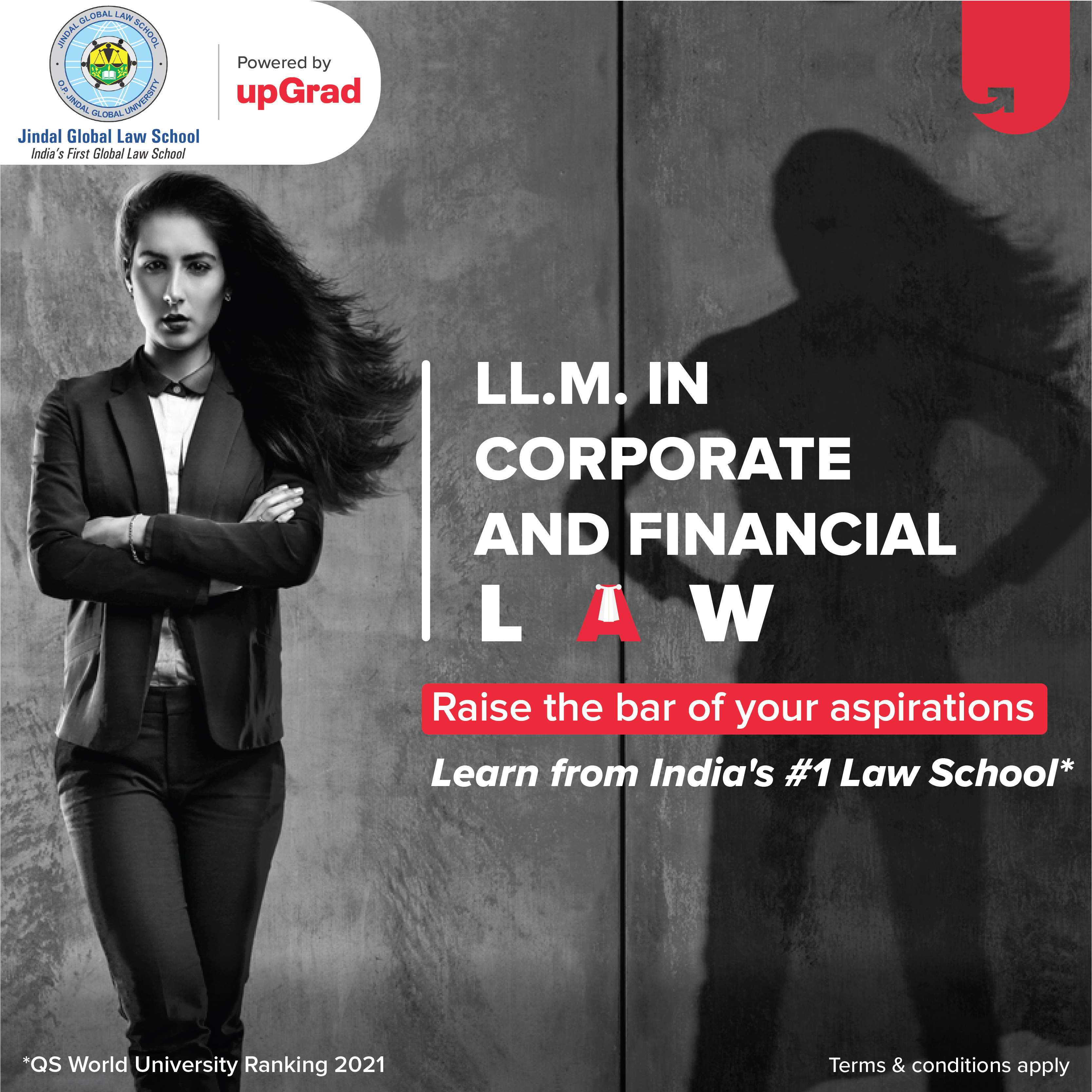 Jindal Global Law Schools World-Class Faculty & Industry Experts Present the LL.M. In Corporate & Financial Law, Powered By upGrad
