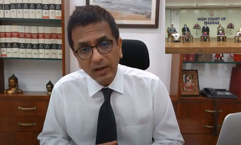VC Hearings- Address Issues Including Poor Connectivity, Inferior Audio-Video Quality: Justice DY Chandrachud Writes To MP High Court Chief Justice