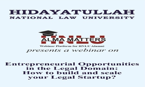HNLU Alma Matters Webinar On Legal Start-Ups