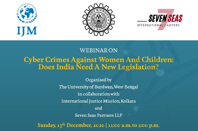 Webinar On Cyber Crimes Against Women And Children: Does India Need A New Legislation?