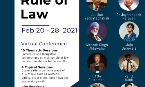 Conference On Rule Of Law By Indian Democracy At Work [Registrations Open]
