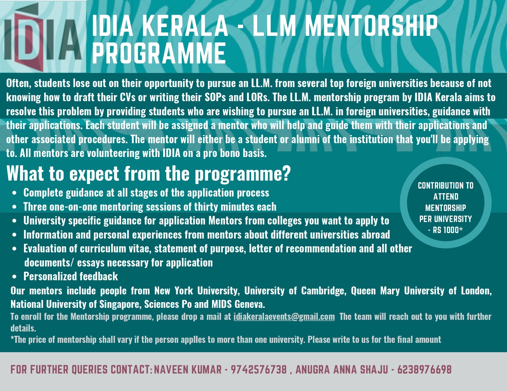 IDIA Kerala: LLM Mentorship Programme