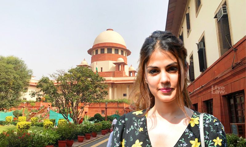BREAKING : You Cant File A Petition Against Observations : SC To Centre On Plea Against Findings In Rhea Chakraborty Bail Order