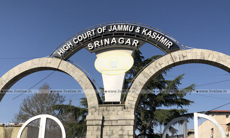 State Acquiring Private Land Without Payment Of Full Compensation Is Not Acceptable: High Court Imposes 10L Exemplary Cost On J&K Govt