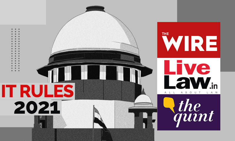 IT Rules : Supreme Court Posts Centres Plea To Transfer Petitions Filed By The Wire, The Quint & LiveLaw On July 16