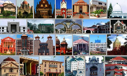 transfer judges, centre notifies, Justice SP Kesarwani,  Justice Raj Mohan Singh,  Justice Narendar G, Justice Sudhir Singh,  Justice MV Muralidaran, Justice Madhuresh Prasad, Justice Arvind Singh Sangwan, Justice Avneesh Jhingan, Justice Arun Monga, Justice Rajendra Kumar-IV, Justice Nani Tagia,  Justice C Manavendranath Roy, Justice Munnuri Laxman, Justice G Anupama Chakravarthy, Justice Lapita Banerji, Justice Duppala Venkata Ramana,