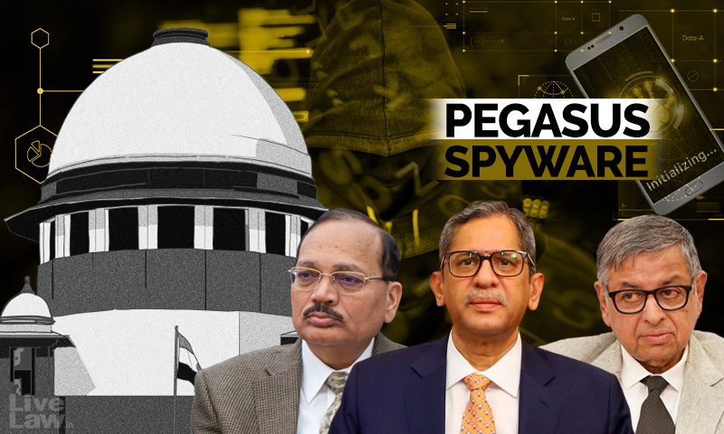 Pegasus Snooping Issue : Supreme Court Issues Notice Before Admission To Centre On Pleas For Probe