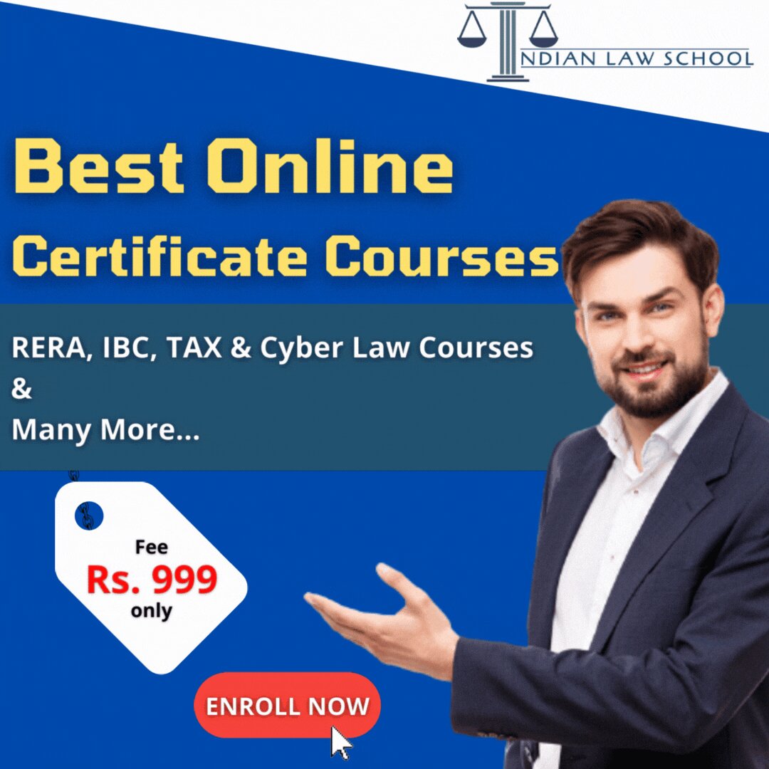 Online Certificate Course, Indian Law School