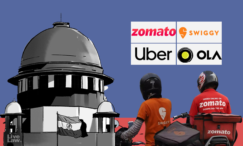Supreme Court Issues Notice On Gig Workers Plea For Benefits As Workers Of Apps Like Uber, Ola, Zomato, Swiggy Etc