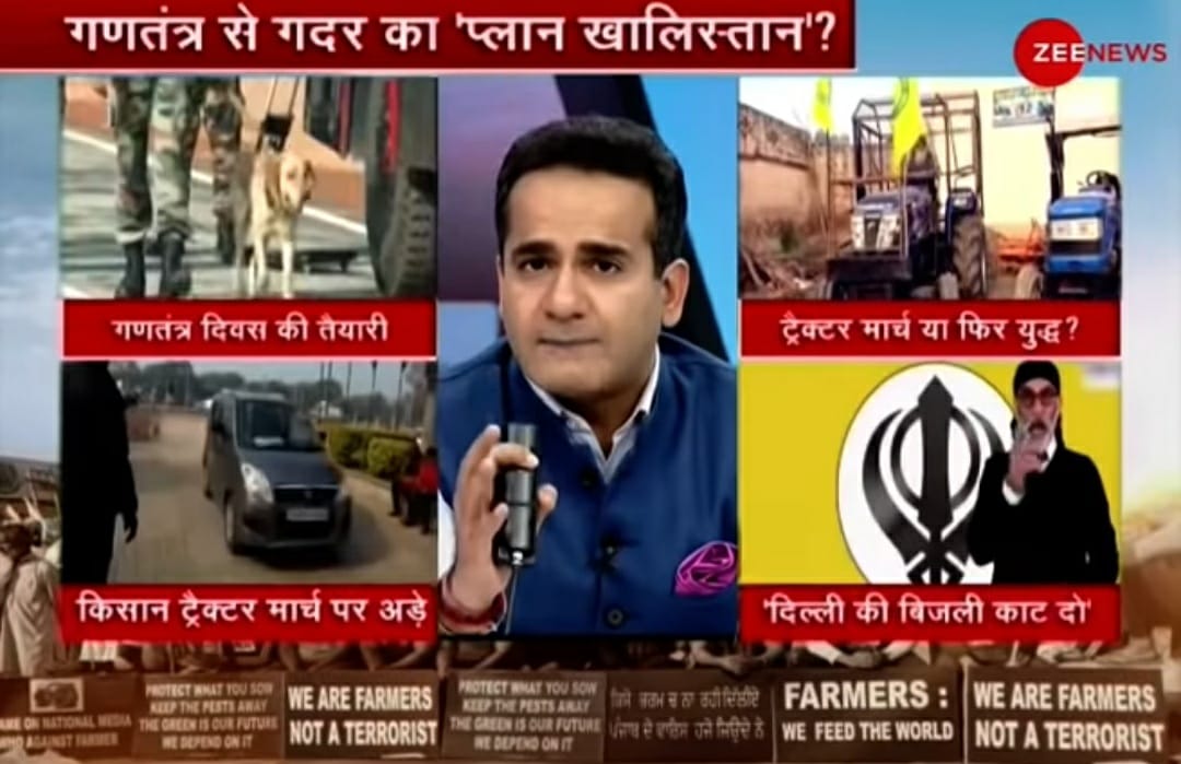 NBDSA Directs Zee News To Take Down Videos Linking Farmers Protests To Khalistanis