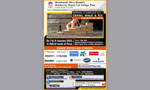 Marathwada Mitra Mandals Shankarrao Chavan Law College Pune: National HR Conclave 2022 [7th and 8th January]