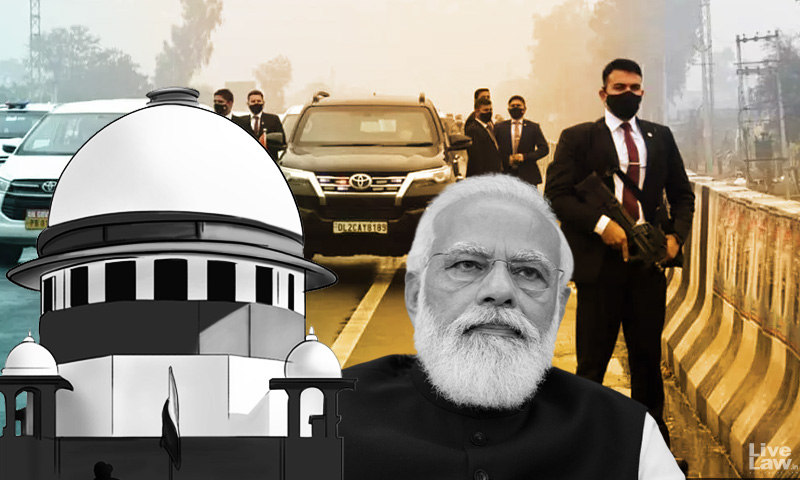 PM Security Lapse : Supreme Court To Constitute Probe Committee Headed By Retired Judge; Expresses Displeasure At Centres Show-Cause Notices To Punjab Officials