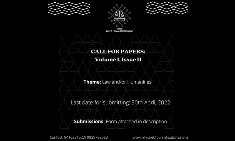 Call For Papers & Call For Positions: Neith Law & Humanities Review