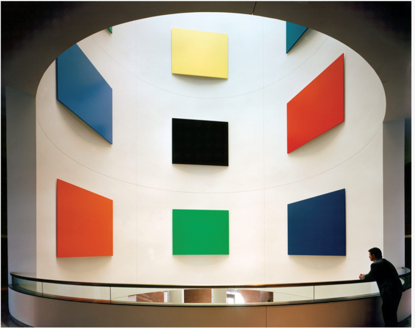 Boston Panels (1996-1999) by Ellsworth Kelly at the Moakley United States Courthouse