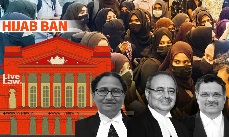 Hijab Ban : Karnataka High Court Uploads Interim Order Banning Religious Dress In Classrooms In Colleges Where Uniform Is Prescribed
