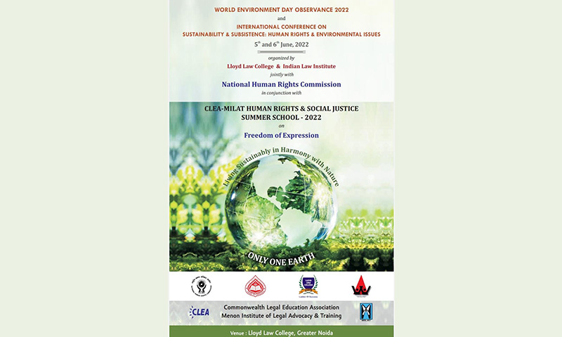 World Environment Day Observance And International Conference On Sustainability & Subsistence: Human Rights & Environmental Issues