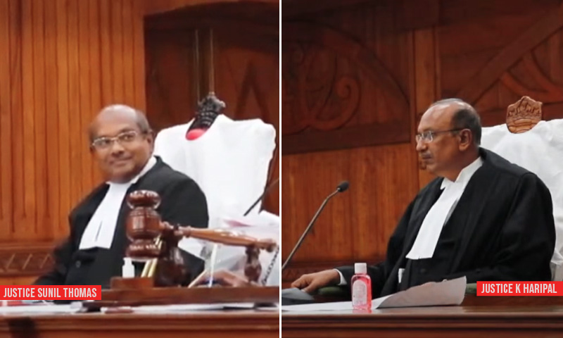 Kerala High Court Bids Farewell To Justices Sunil Thomas & K. Haripal
