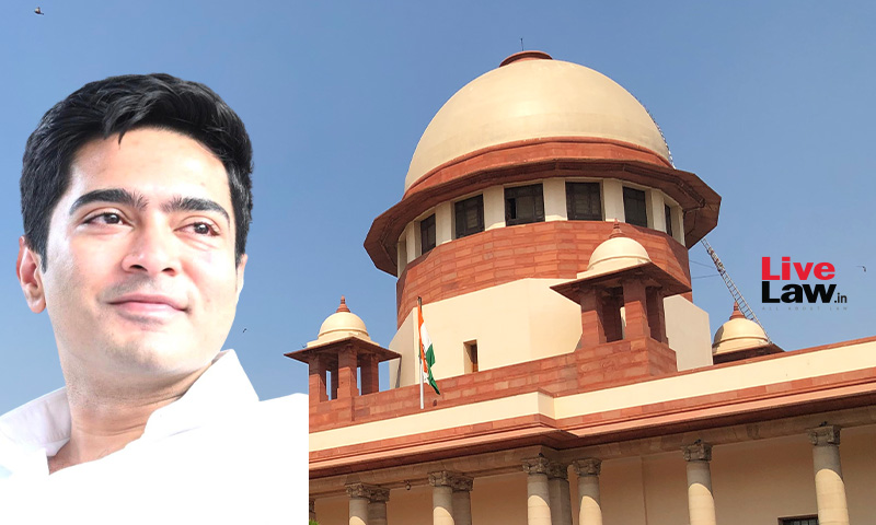 Supreme Court Asks ED To Interrogate TMC MP Abhishek Banerjee & Wife At Kolkata Instead Of Delhi; Directs West Bengal Police To Give Assistance