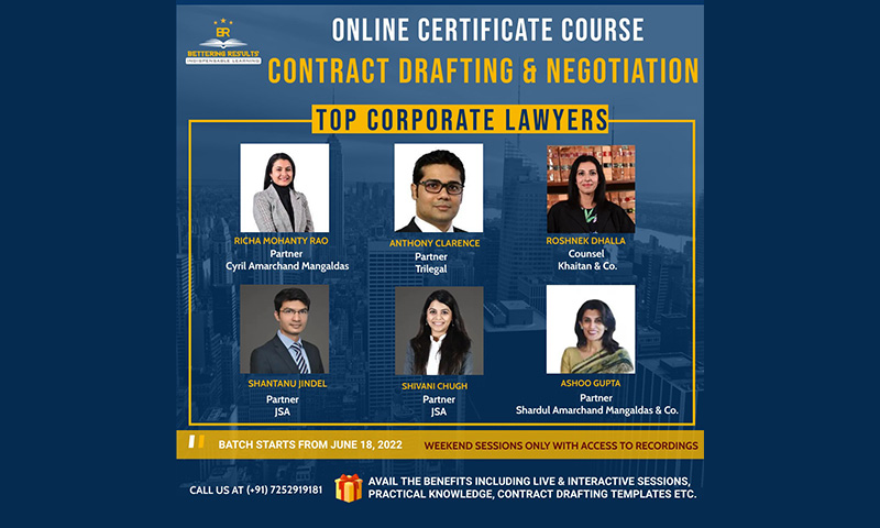 Bettering Results: Partners From Top Law Firms Teach Course On Contract Drafting And Negotiation [Register Now!]
