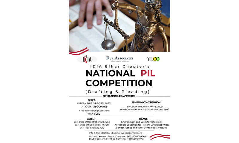 IDIA Bihar Chapter: National PIL Competition (Drafting & Pleading)