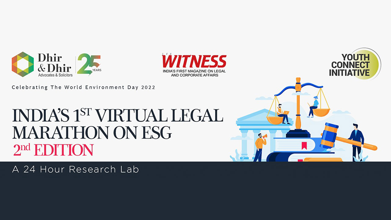 Dhir & Dhir Associates Successfully Convenes 2nd Virtual Legal Marathon On ESG
