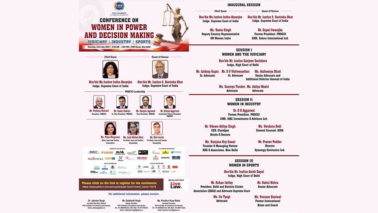 PHDCCI: Conference On Women In Power And Decision Making