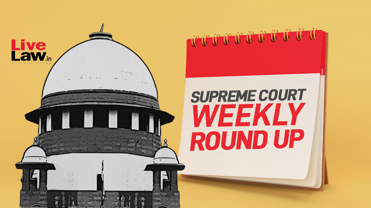 Supreme Court Weekly Round-Up [September 24 to October 1]