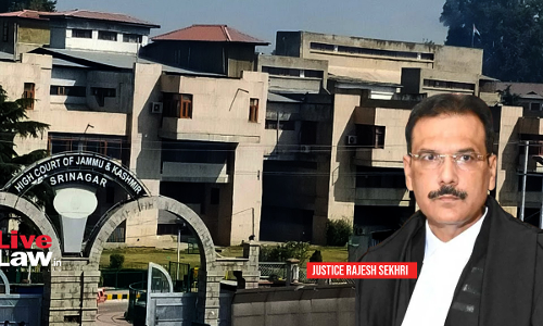 Justice Rajesh Sekhri, Jammu and Kashmir and Ladakh High Court