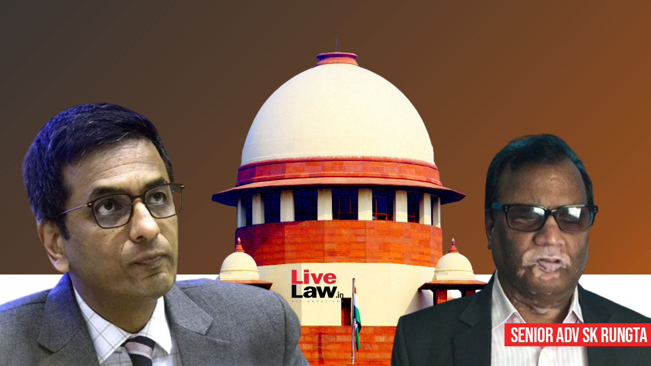 CJI DY Chandrachud Takes Suggestions From Senior Adv SK Rungta On Making Courts Accessible For Lawyers With Visual Disabilities