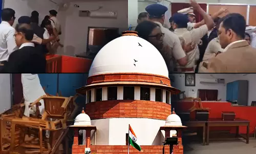 Vandalism During Advocates Protest - No Need For Polite Conversations With Lawyers, Take Them Into Custody : Supreme Court To Police Vandalism During Advocates Protest - No Need For Polite Conversations With Lawyers, Take Them Into Custody : Supreme Court To Police