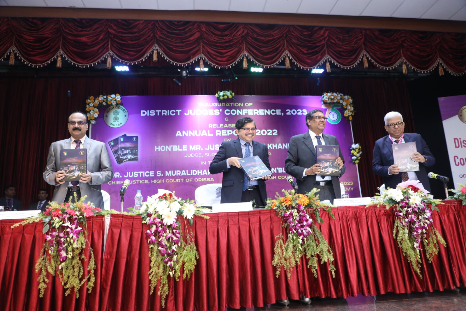 Justice Sanjiv Khanna Releases Annual Report Of Orissa High Court