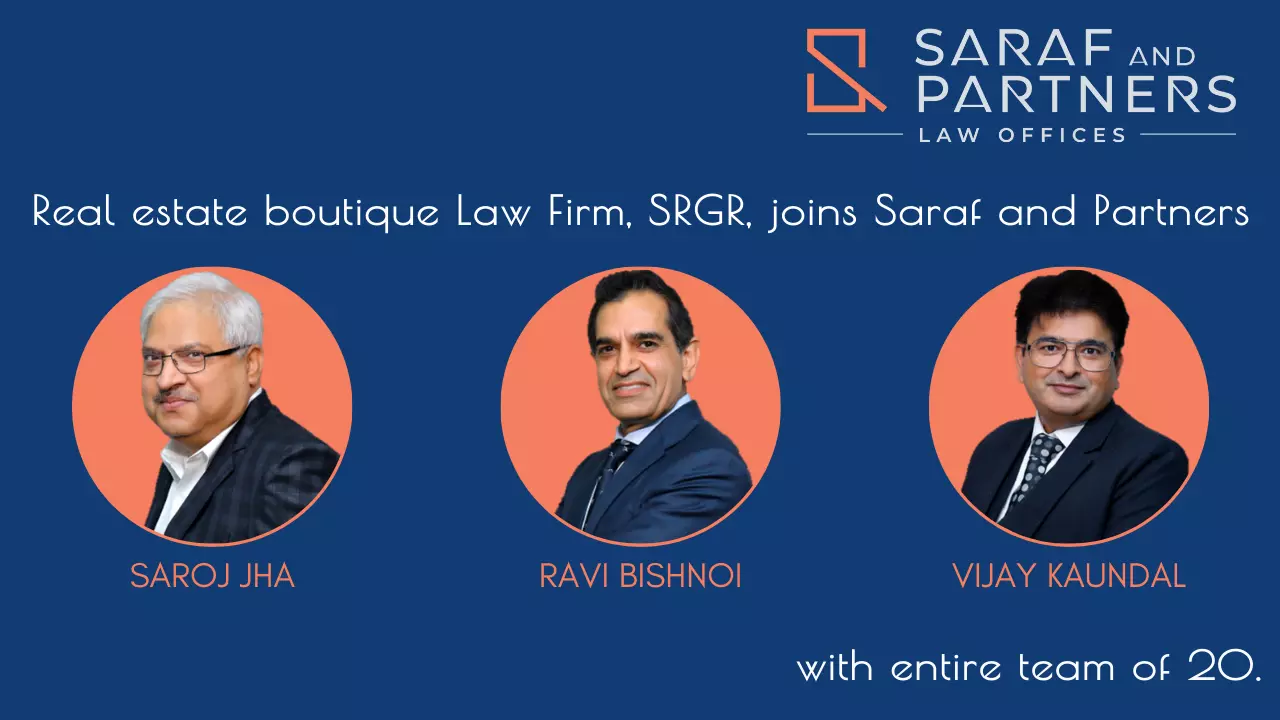 SRGR Law Offices Joins Saraf And Partners